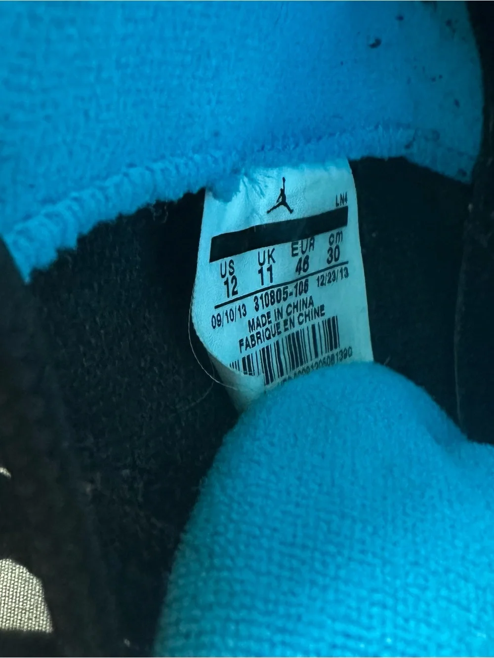 Powder Blue Air Jordan 10’s Retro - Mens 12 (2013)